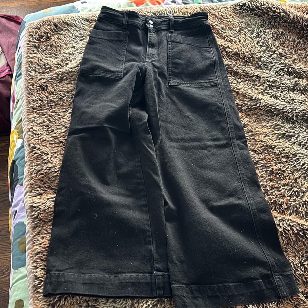 Joe’s Jeans Wide Leg Black Rinse 29